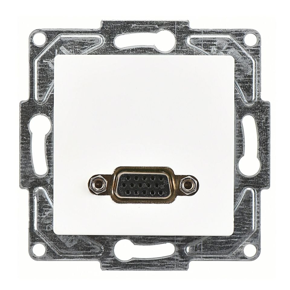 Günsan Eqona Beyaz Vidalı VGA Prizi