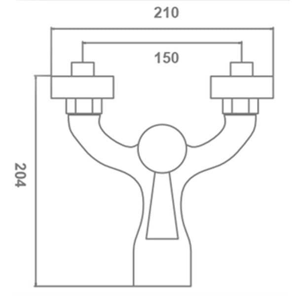 Safir Krom Kuğu Mutfak Evye Bataryası (oynar Başlıklı)