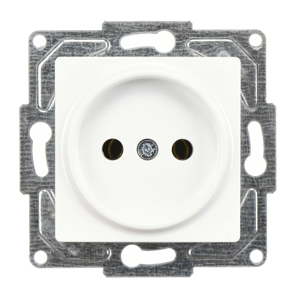 Günsan Eqona Beyaz Priz - Vidalı