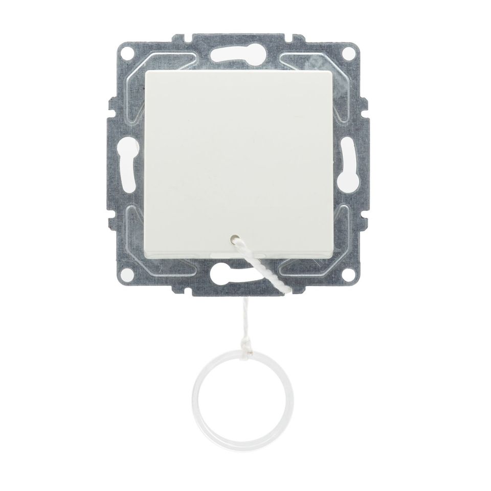 Günsan Eqona Beyaz Vidalı İpli Acil Uyarı Anahtarı - 10AX 250V