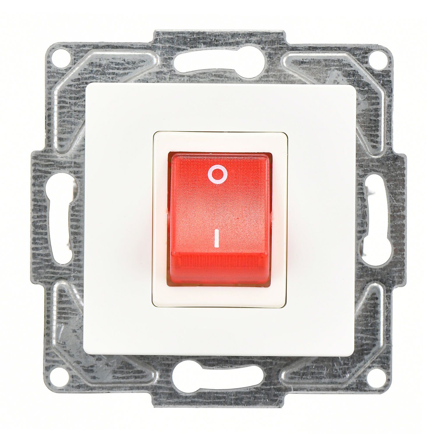 Günsan Eqona Beyaz Vidalı Boiler Anahtar - 10AX 250V