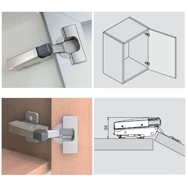 973a0500 Otıon Düz Menteşe Üstü Fren Sistemi - Kolay Montaj Ve Uzun Ömürlü