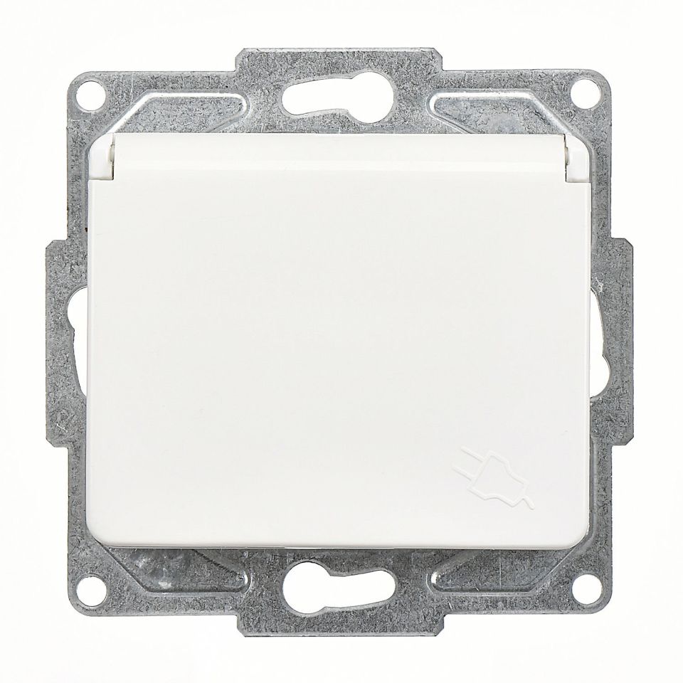 Günsan Fantasy Beyaz Kapaklı Topraklı Priz