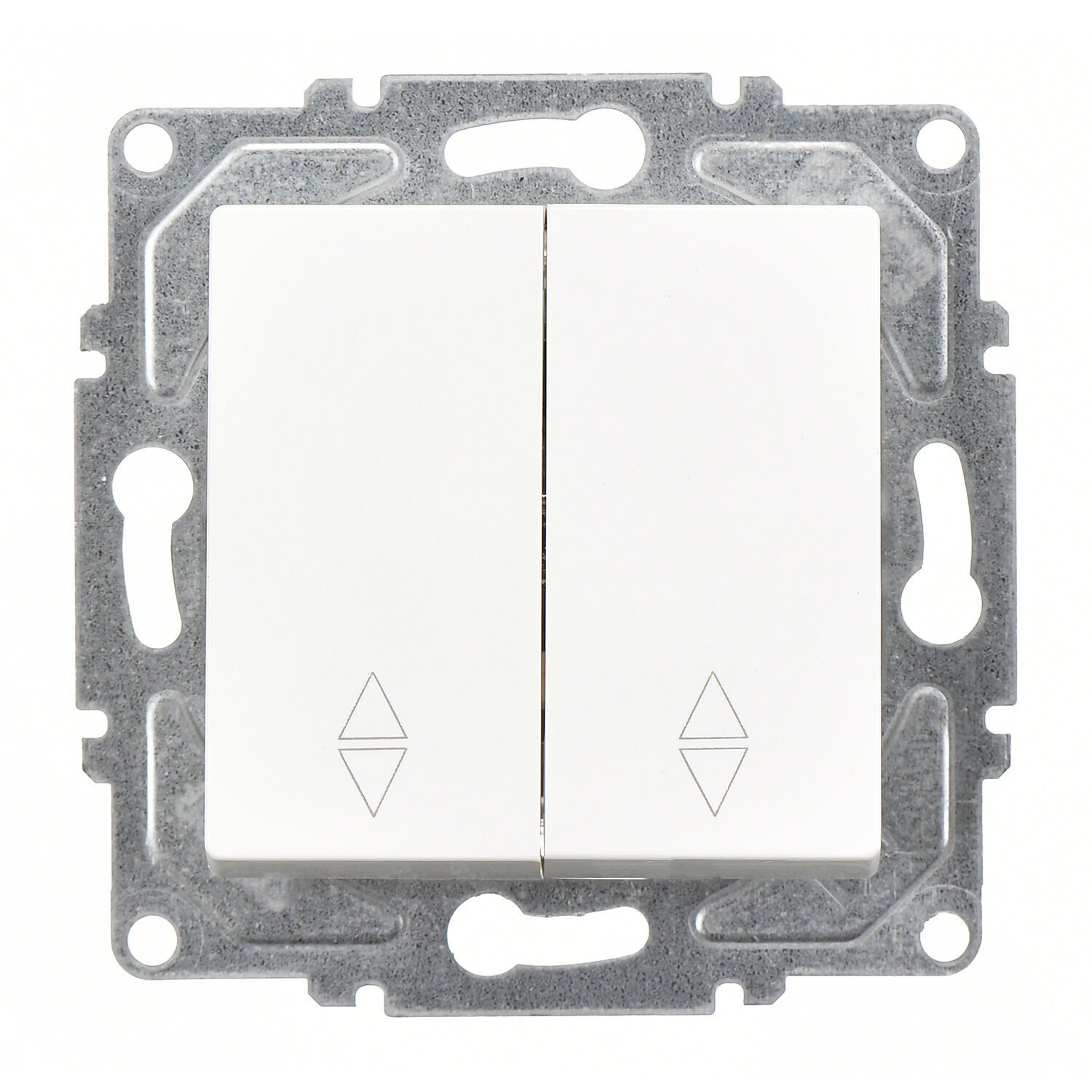 Günsan Eqona Beyaz Vidalı Komütatör Vavien Anahtar 10AX 250V