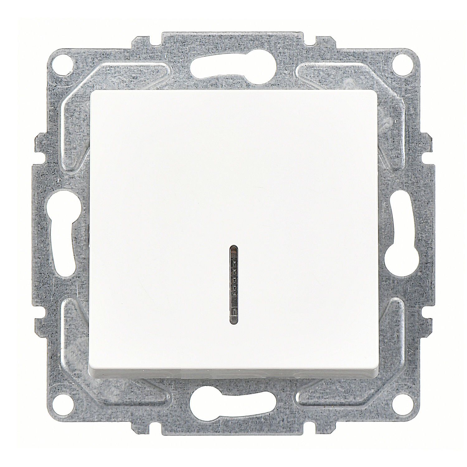 Günsan Eqona Beyaz Vidalı Eqona Işıklı Anahtar