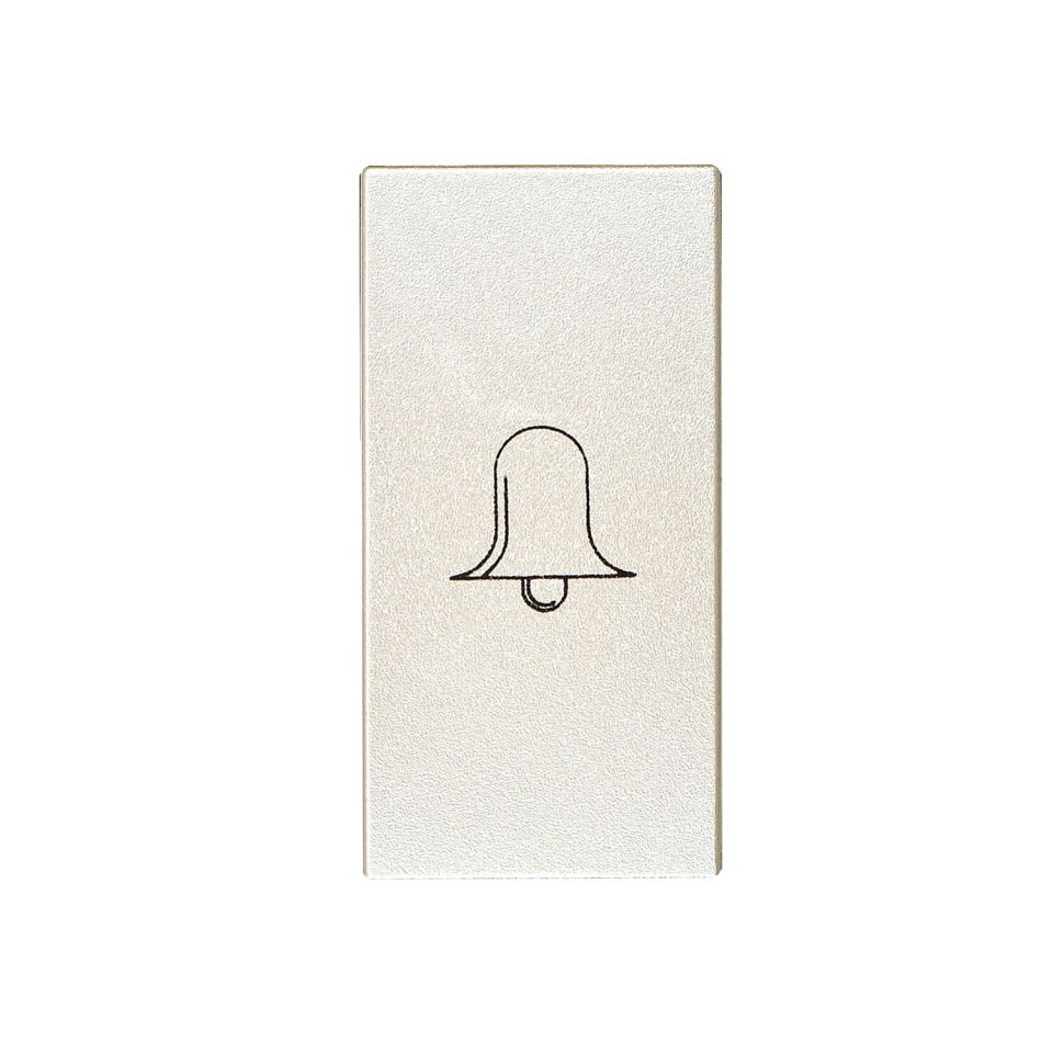 Günsan Domino Kapak Zil Butonu 1M Metalik Bej