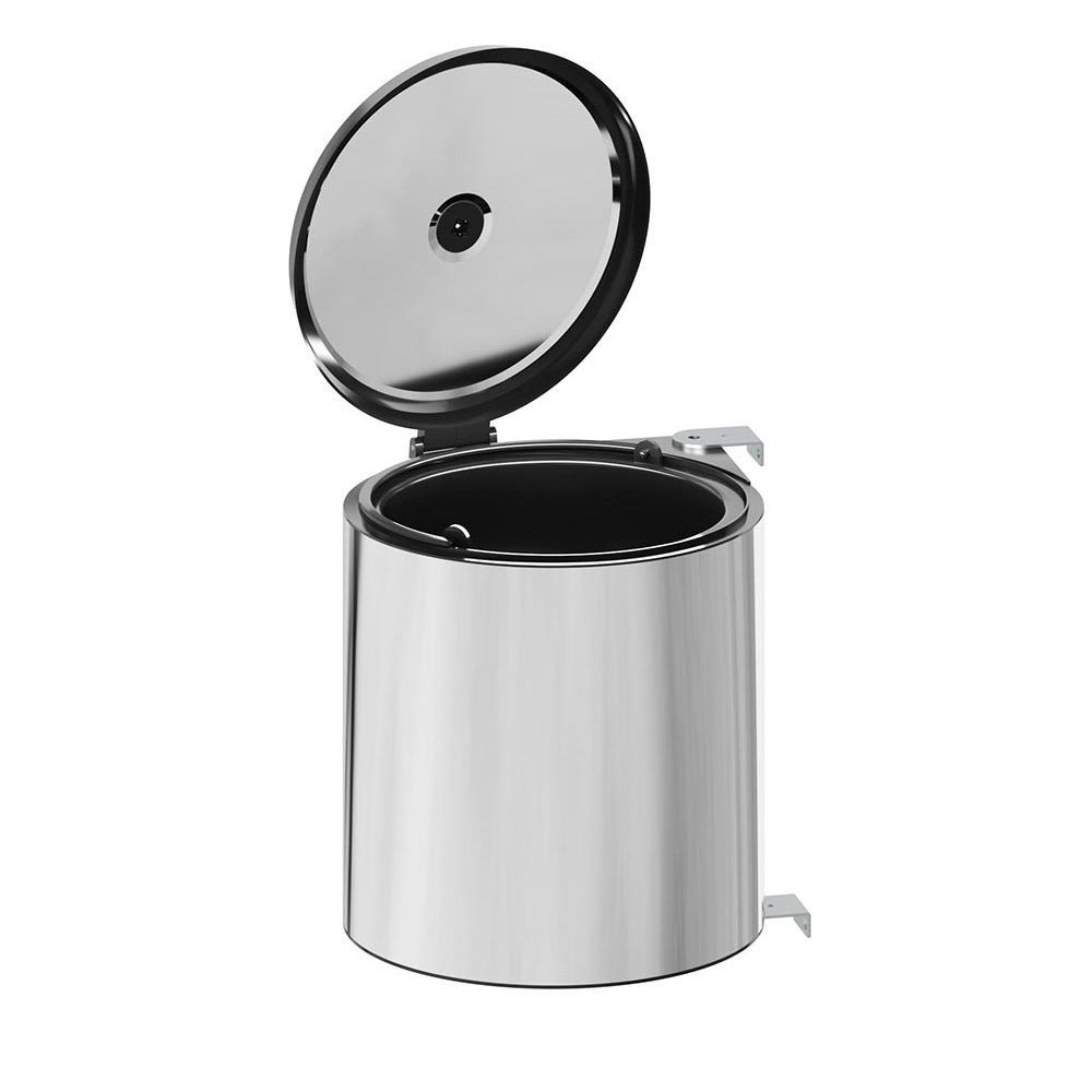 Kopya - Paslanmaz Krom Çelik 10 Litre Dolap Içi Çöp Kovası S 2251 Ss