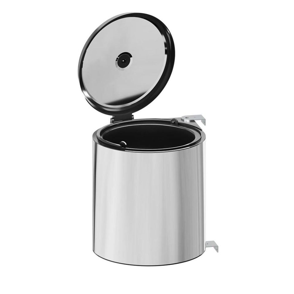 Kopya - Paslanmaz Krom Çelik 10 Litre Dolap Içi Çöp Kovası S 2251 Ss
