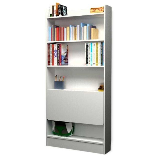 Katlanır Çalışma Masası + Kitaplık 180 x 70 x 20 + 40