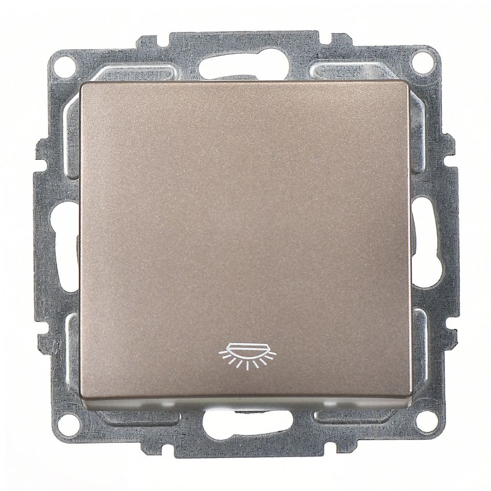 Günsan Visage Mocha Klipsli Liht Anahtar - 10AX 250V