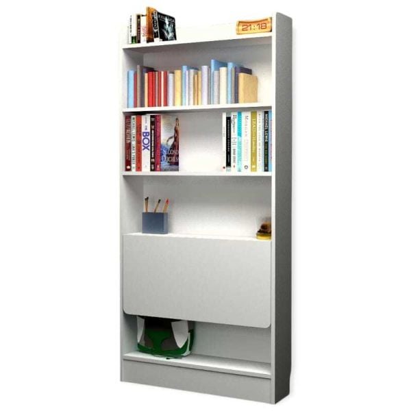 Katlanır Çalışma Masası + Kitaplık 180 x 80 x 20 + 40