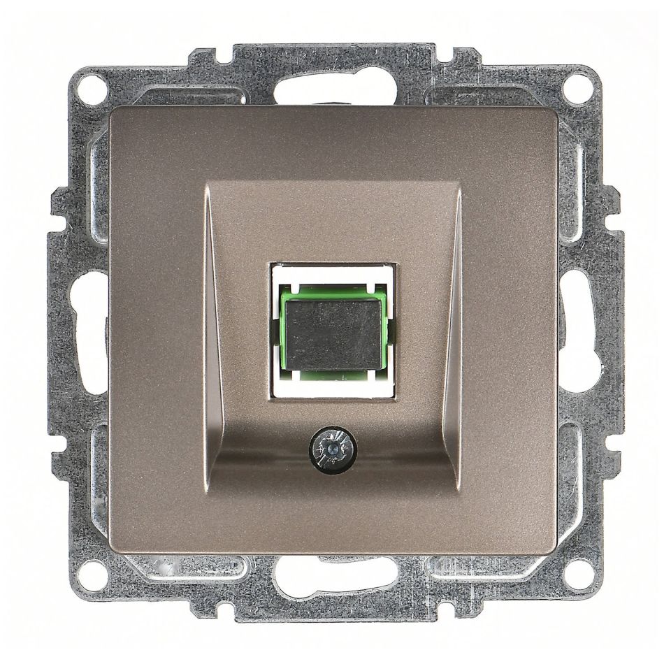 Günsan Visage Mocha Vidalı Fiber Optik Data Prizi