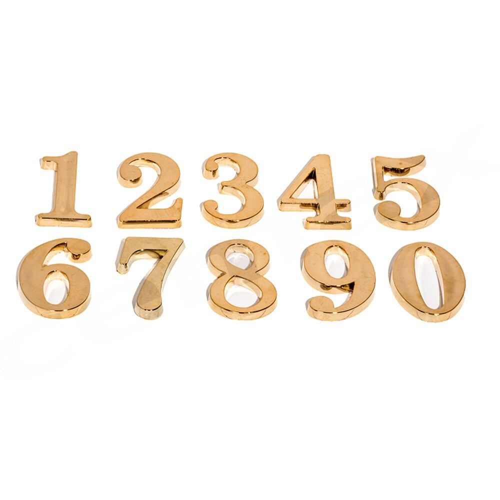 Yapışkanlı Rakam Orta Altın 3,75 Cm
