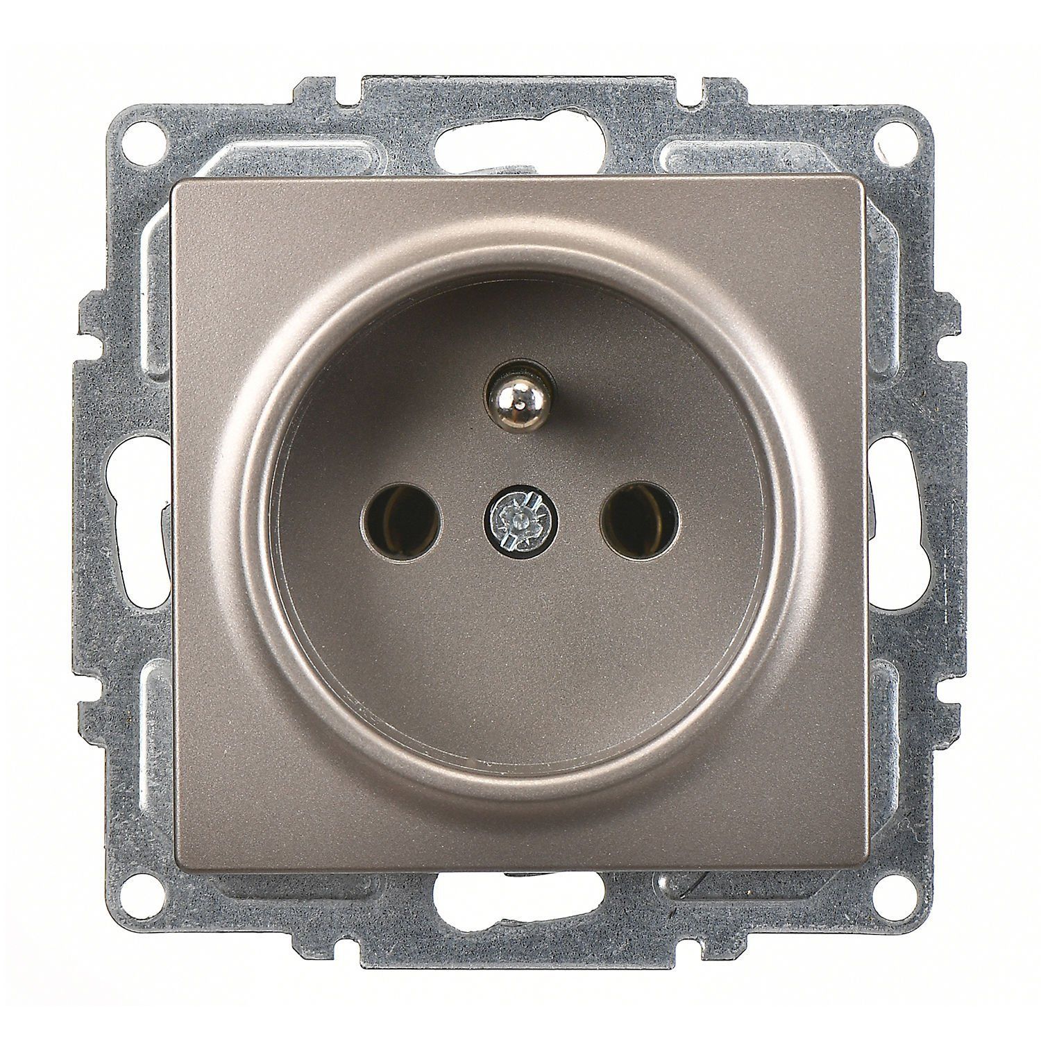 Günsan Visage Mocha UPS Priz - 16A 250V - Vidalı