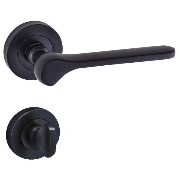 DOĞANLAR ANKA MAT SİYAH ROZETLİ KAPI KOLU