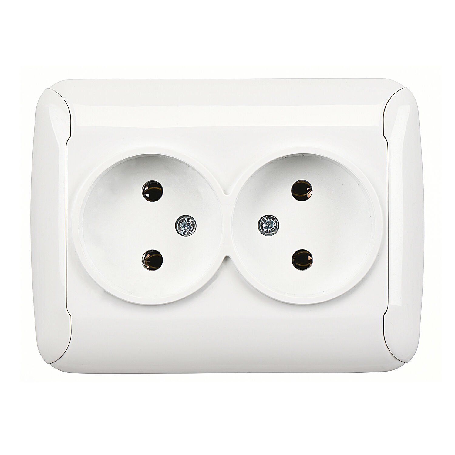 Günsan Fantasy Beyaz İkili Priz