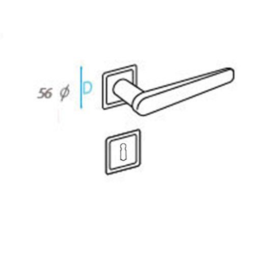 DOĞANLAR HERA SATEN ROZETLİ KAPI KOLU