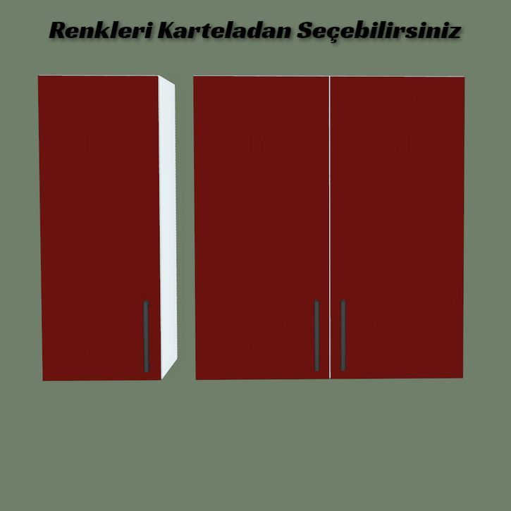 Mutfak Üst Dolap Modülü Yükseklik 60 cm