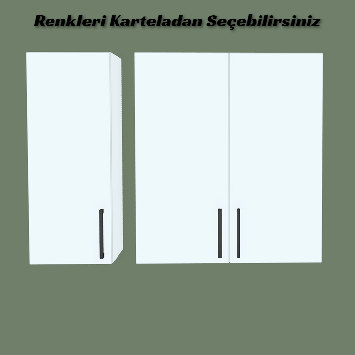 Mutfak Üst Dolap Modülü Yükseklik 72 cm