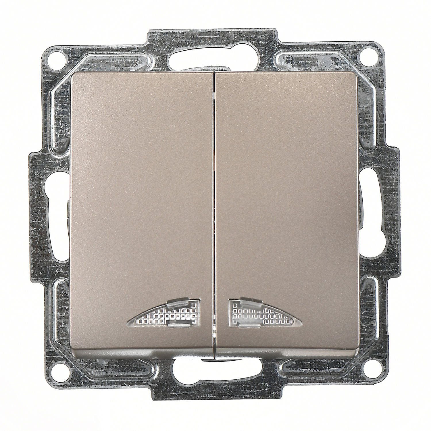 Günsan Visage Mocha Vidalı Işıklı Komütatör