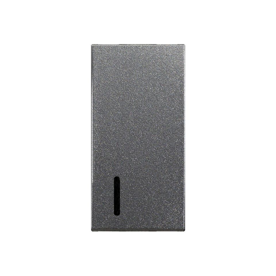 Günsan Domino Kapak Işıklı Anahtar 1M Füme