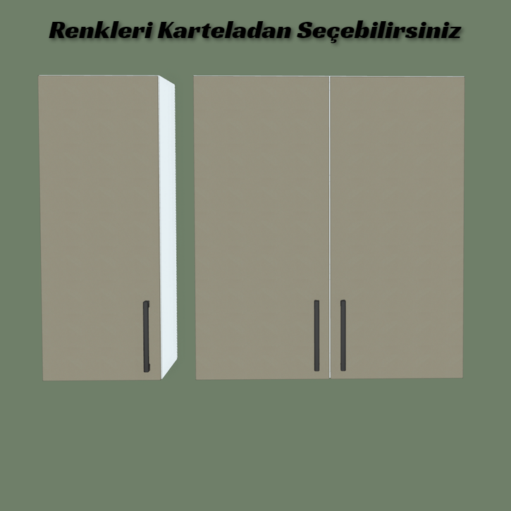 Mutfak Üst Dolap Modülü Yükseklik 80 cm