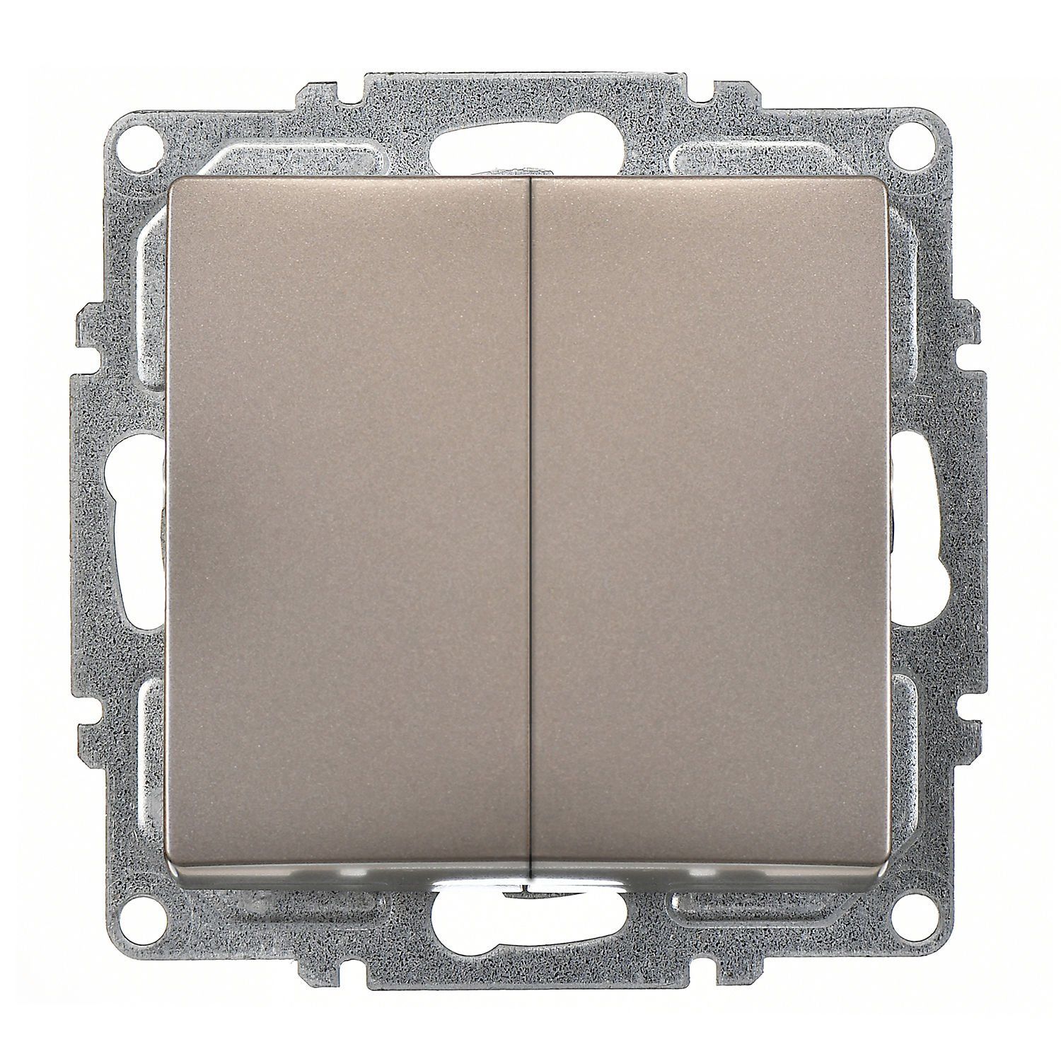 Günsan Visage Mocha Vidalı Komütatör Anahtar 10AX 250V