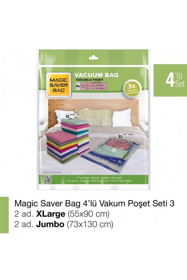 4’lü Vakumlu Poşet Set-3