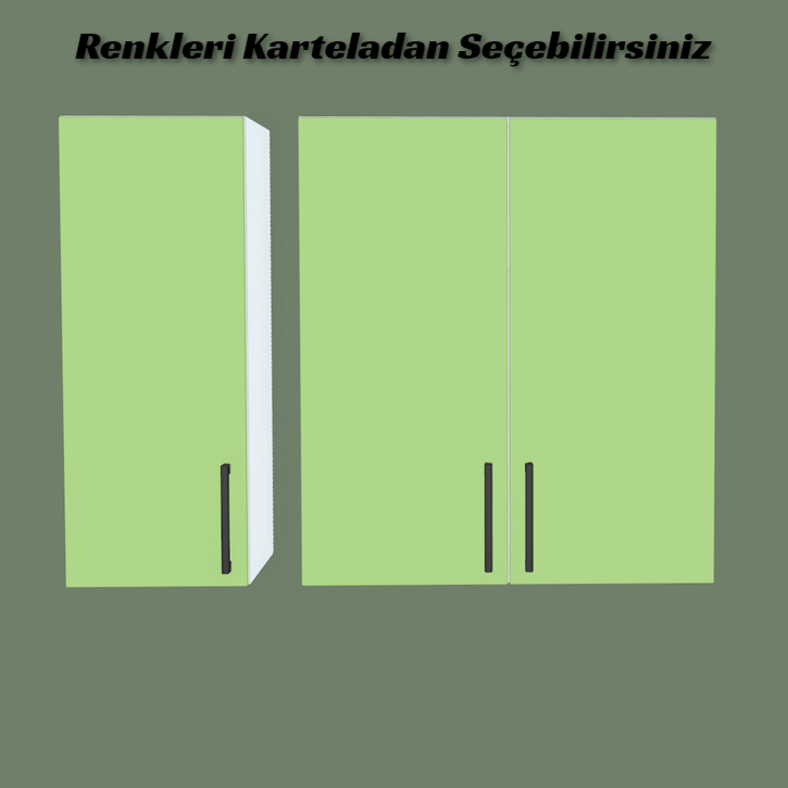 Mutfak Üst Dolap Modülü Yükseklik 90 cm