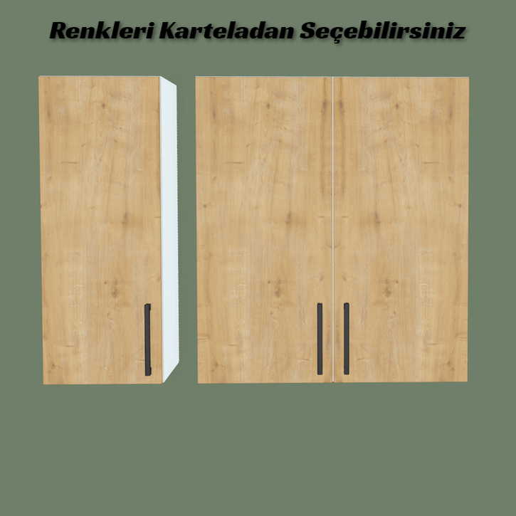 Mutfak Üst Dolap Modülü Yükseklik 90 cm