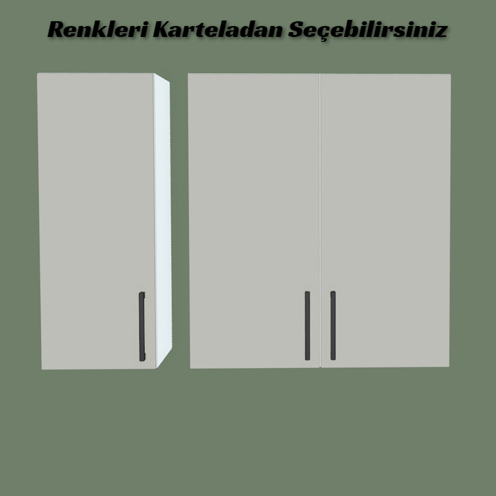 Mutfak Üst Dolap Modülü Yükseklik 90 cm