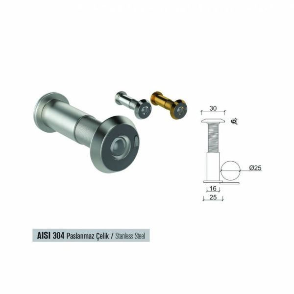 CONDİ PİRİNÇ KAPI DÜRBÜNÜ ALTIN