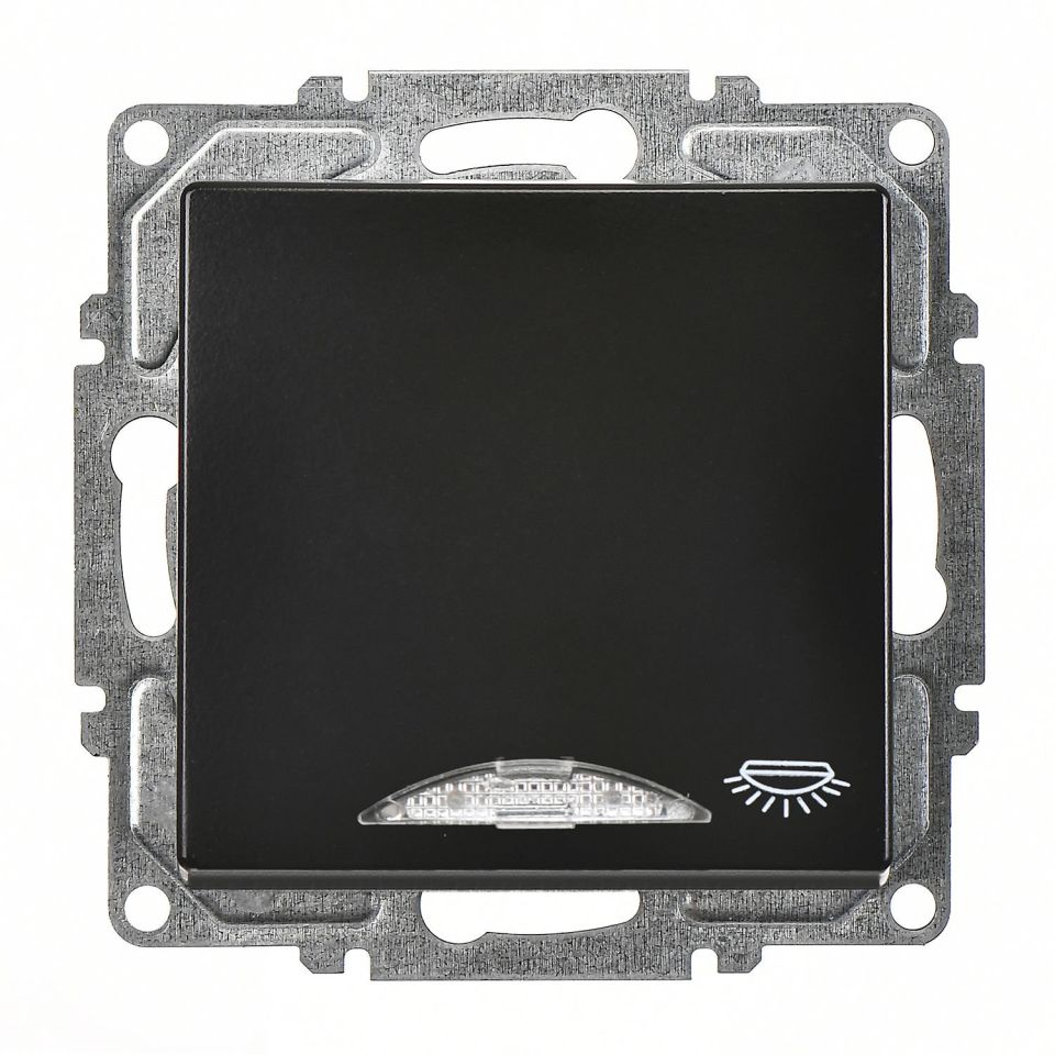 Günsan Visage Metalik Siyah Klipsli Işıklı Liht