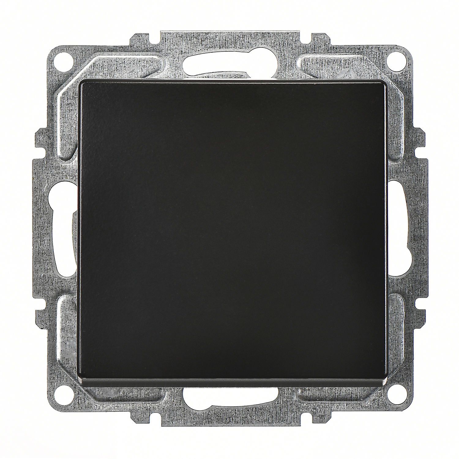 Günsan Visage Anahtar Metalik Siyah Klipsli Anahtar 10AX 250V