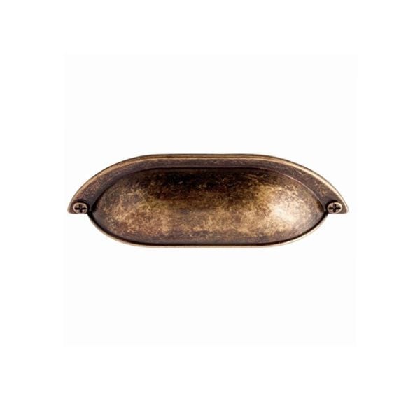 1028 ÇANAK 64 MM ANTİK SARI MOBİLYA KULBU