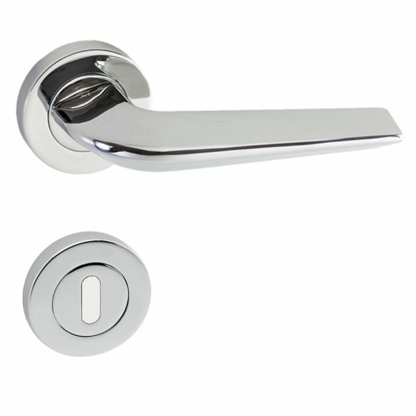 DOĞANLAR LİNEA KROM ROZETLİ KAPI KOLU