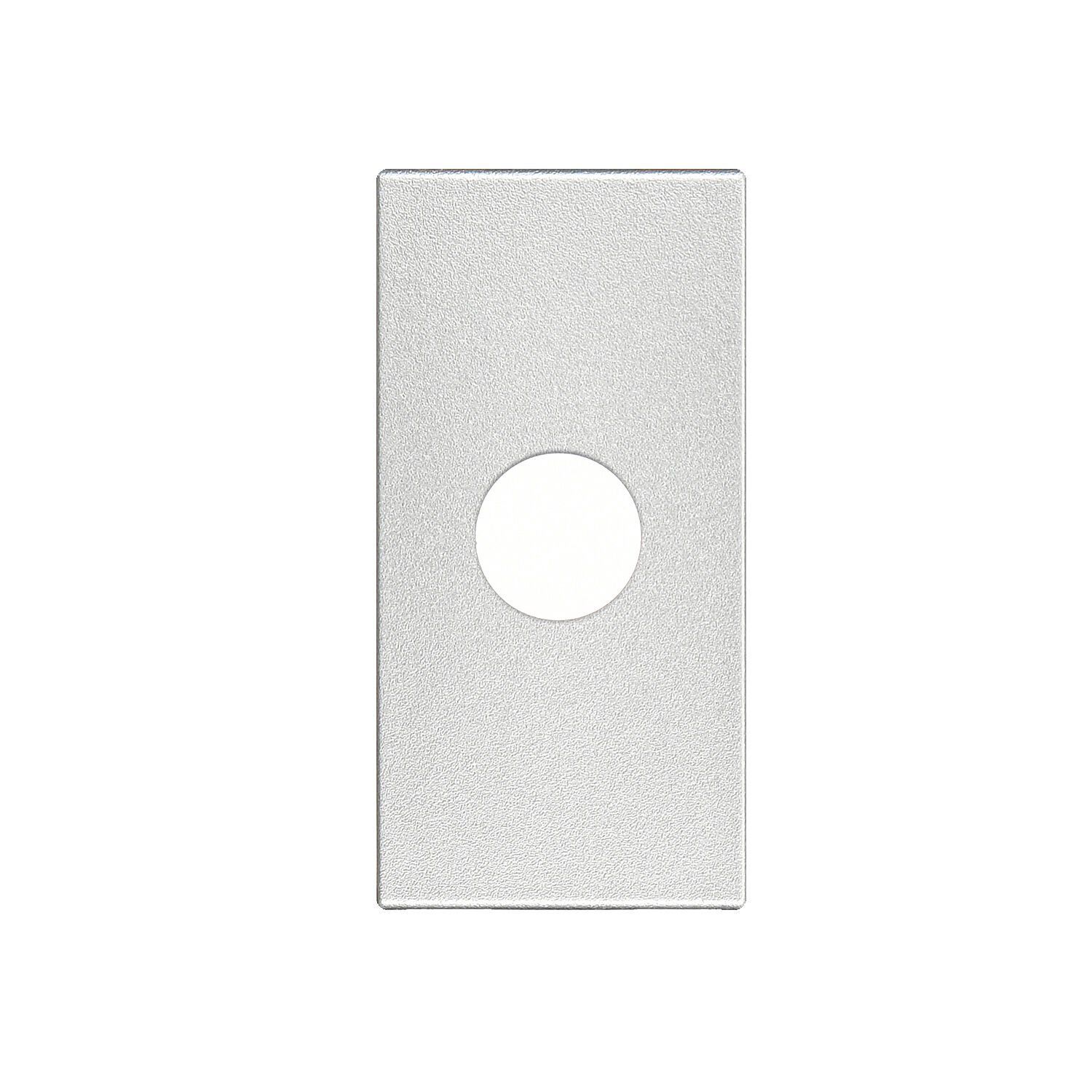 Günsan Domino Kapak Kablo Çıkış Kapağı 1M Gümüş