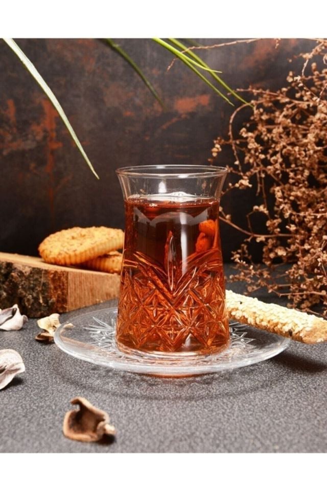 Timeless Çay Bardağı Ve Orjinal Kutulu Çay Tabağı Seti 6 Kişilik