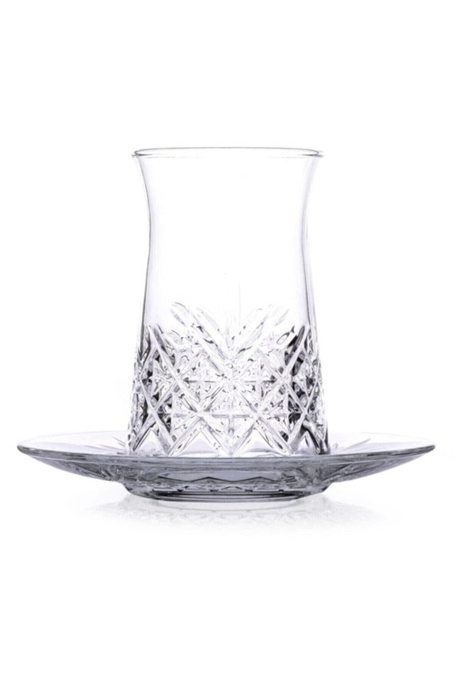 Timeless Çay Bardağı Ve Orjinal Kutulu Çay Tabağı Seti 6 Kişilik