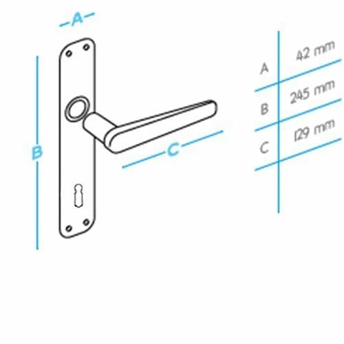 DOĞANLAR LALE SATEN NİKEL KAPI KOLU
