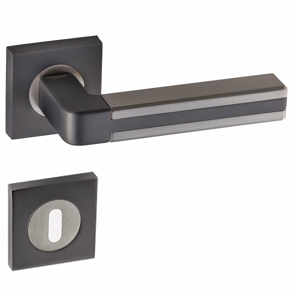 DOĞANLAR AVATAR ANTRASİT SATEN ROZETLİ KAPI KOLU