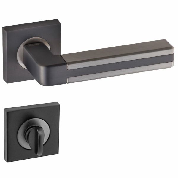 DOĞANLAR AVATAR ANTRASİT SATEN ROZETLİ KAPI KOLU