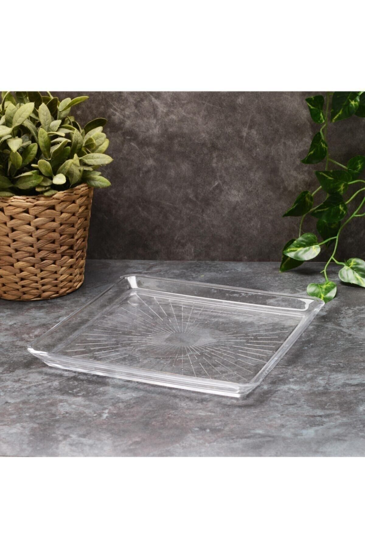 Madlen Kare Servis Tabak 24x24 Cm Fma90099 080oa
