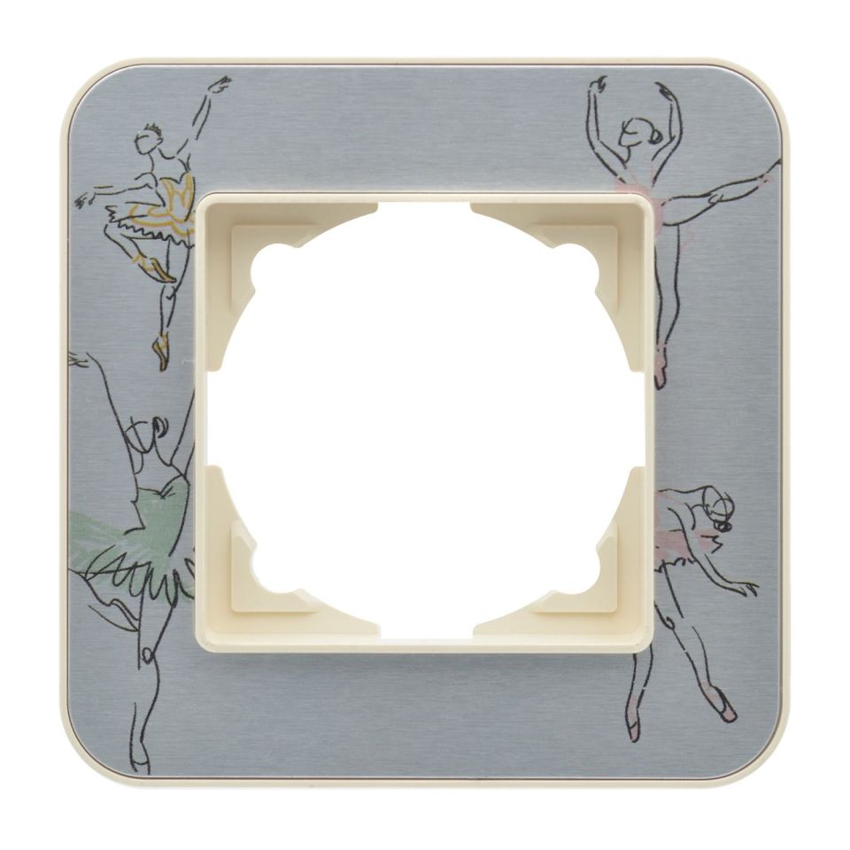 Günsan Radius Krem & Pinky Ballerina Tekli Çerçeve